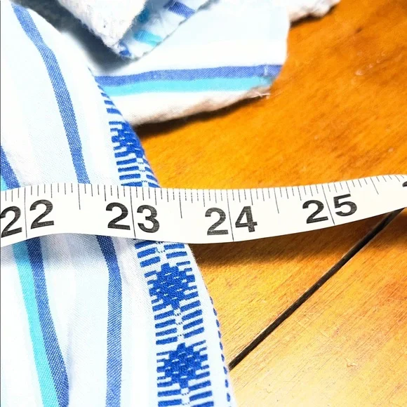 Style & Co Striped Babydoll Midi with Tassels and Pockets - Picture 3 of 8